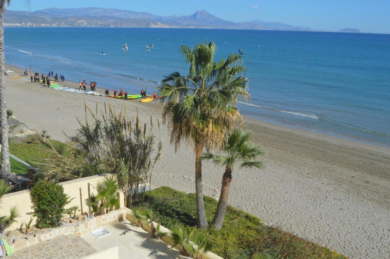 Maravilloso Apartamento Amanecer Cabo A Pie De Playa Y Mar En Chalet Roquetes อาลิกันเต ภายนอก รูปภาพ