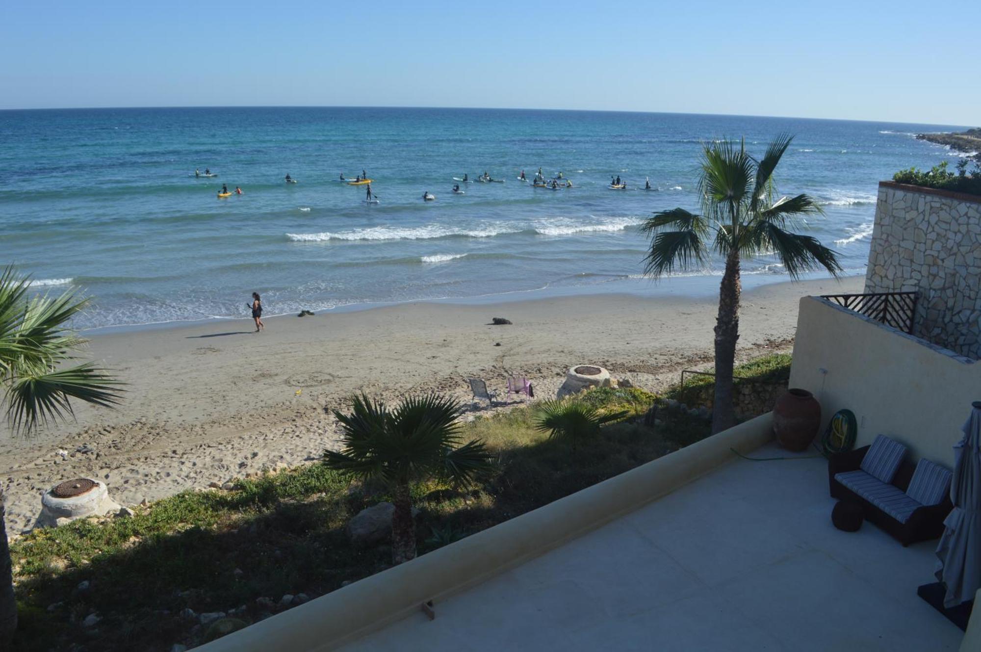 Maravilloso Apartamento Amanecer Cabo A Pie De Playa Y Mar En Chalet Roquetes อาลิกันเต ภายนอก รูปภาพ