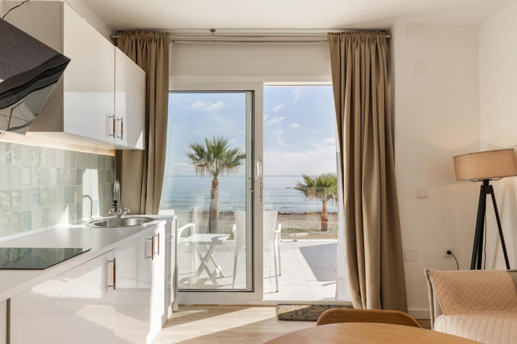 Maravilloso Apartamento Amanecer Cabo A Pie De Playa Y Mar En Chalet Roquetes อาลิกันเต ภายนอก รูปภาพ
